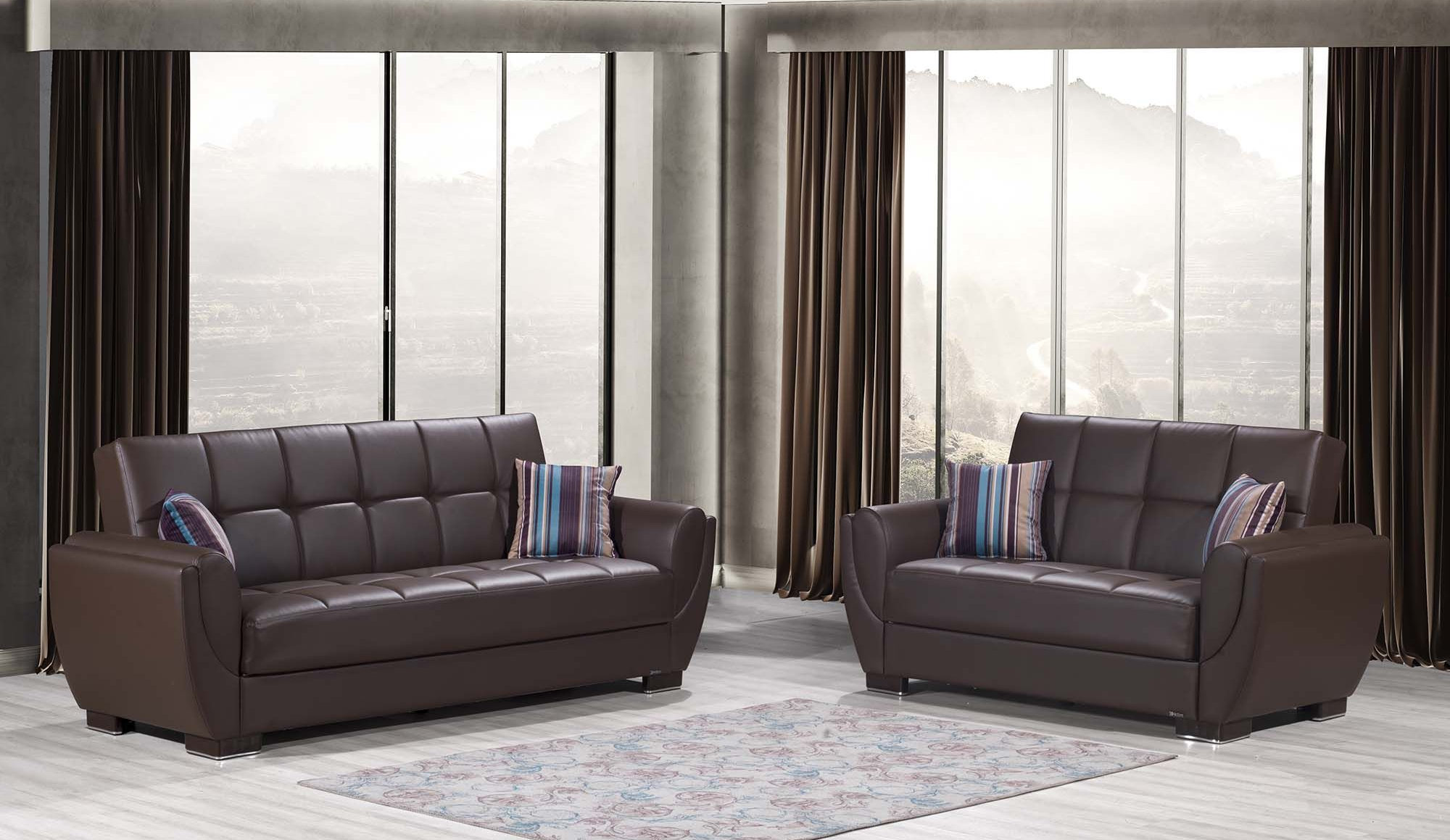 Armada Air PU Convertible Sofabed