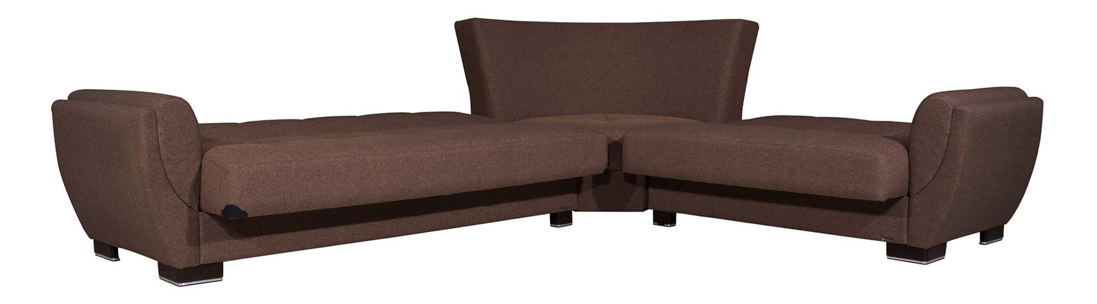 Armada Air Fabric Convertible L-Shaped Sectional Sofa