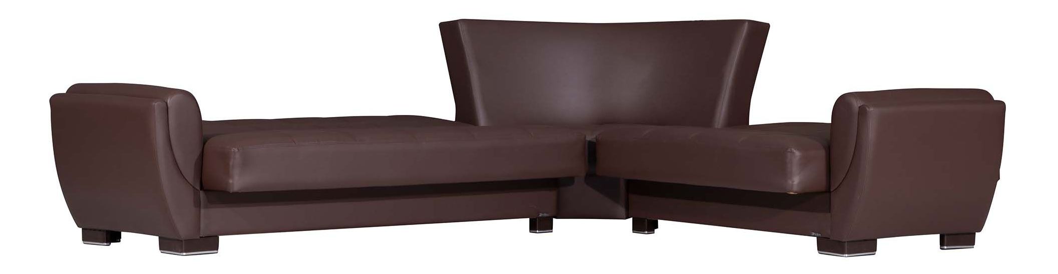 Armada Air PU Convertible L-Shaped Sectional Sofa