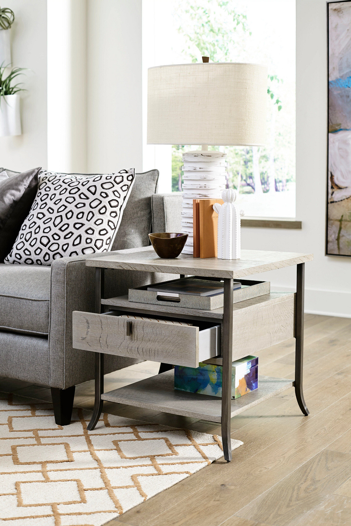 Rockford Rectangular Drawer End Table