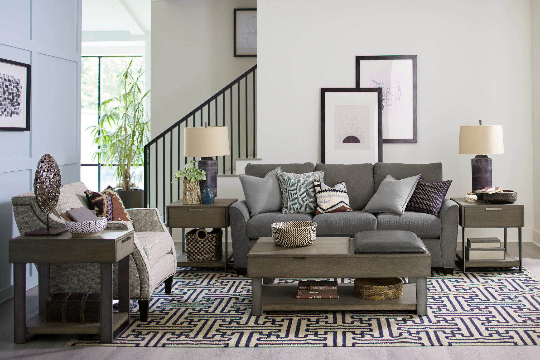 Hammary Stella Lift Top Storage Living Room Coffee Table