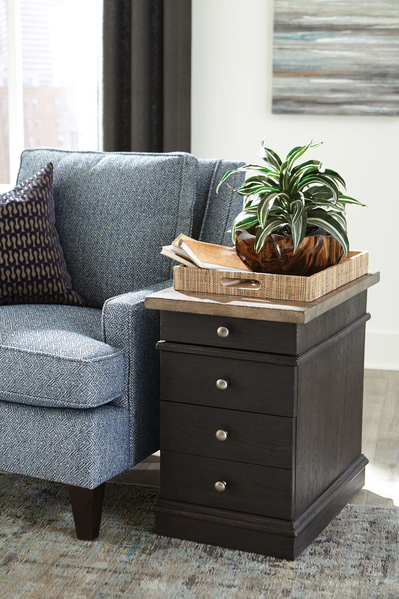 Charging Chairside Table