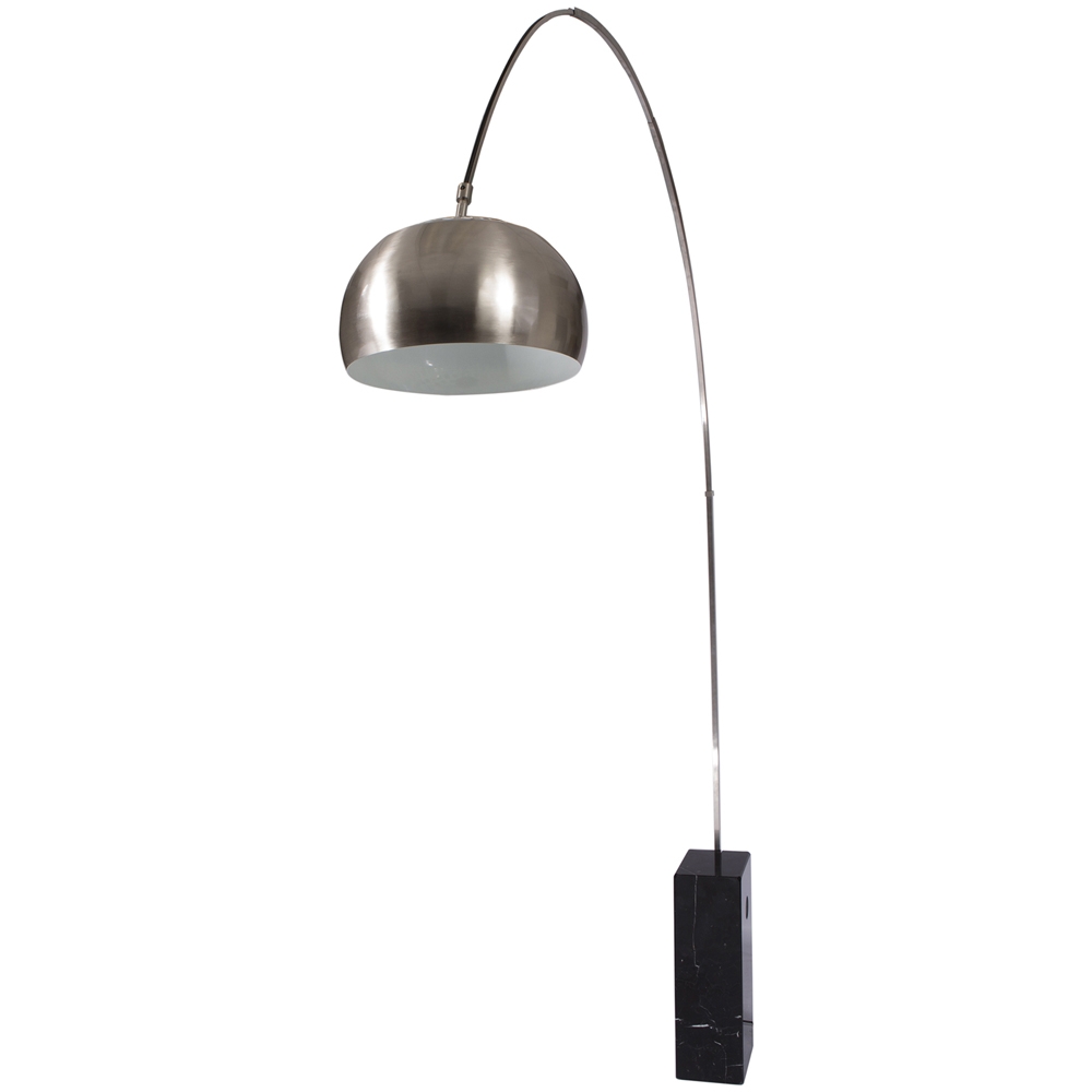 Arco Marble Lamp w/Cube Base