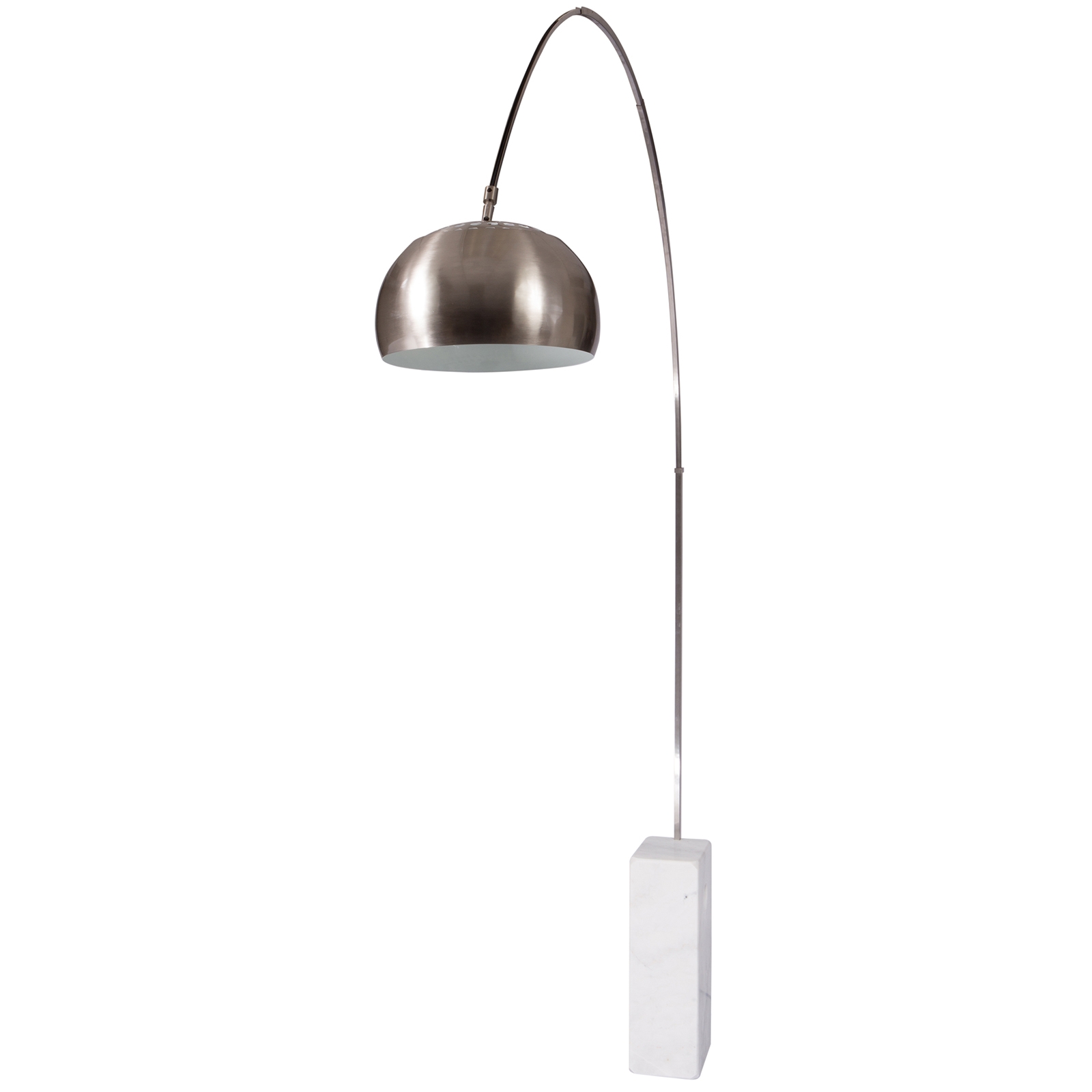 Arco Marble Lamp w/Cube Base