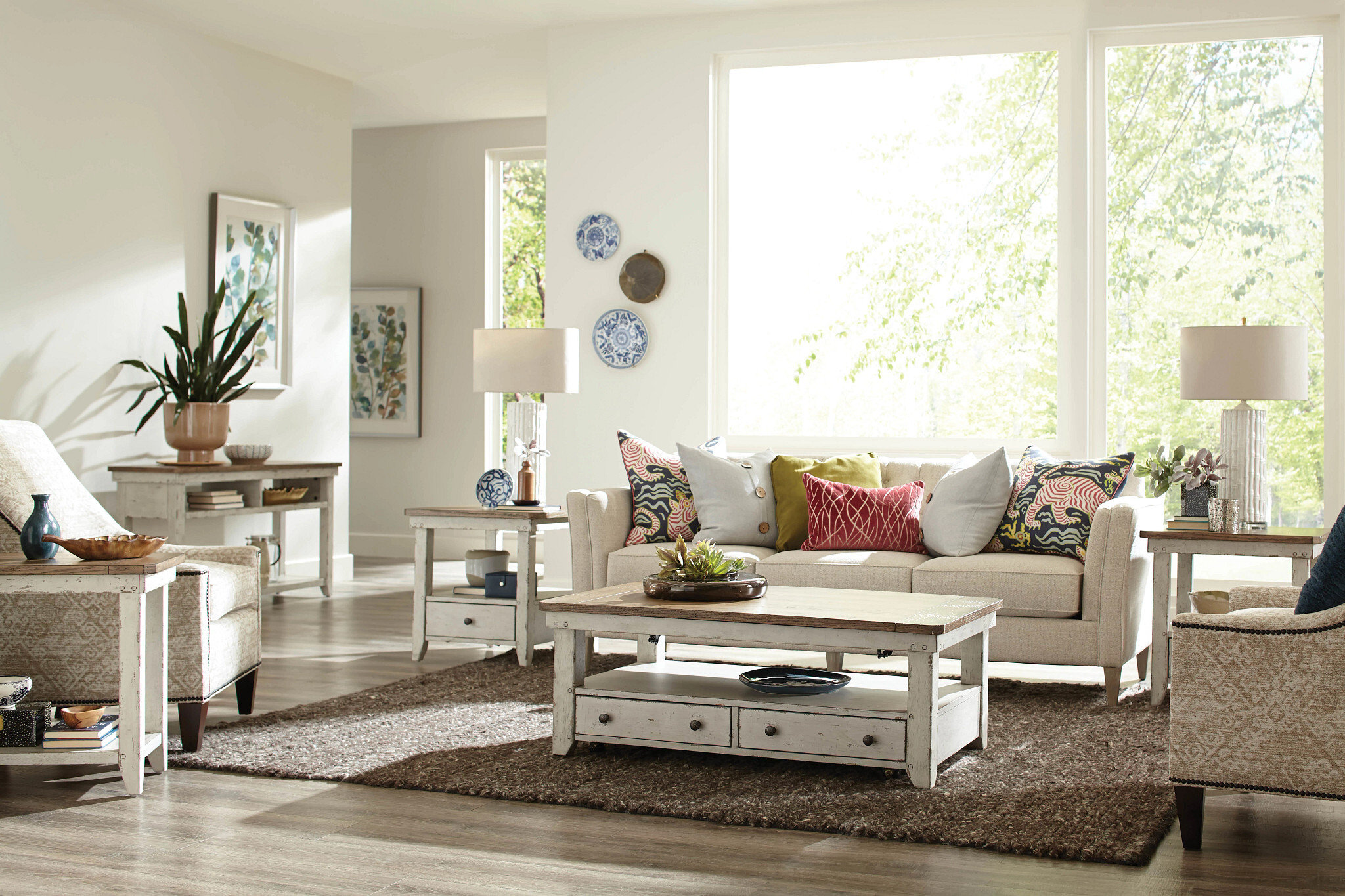 Chambers Round Occasional Table Set