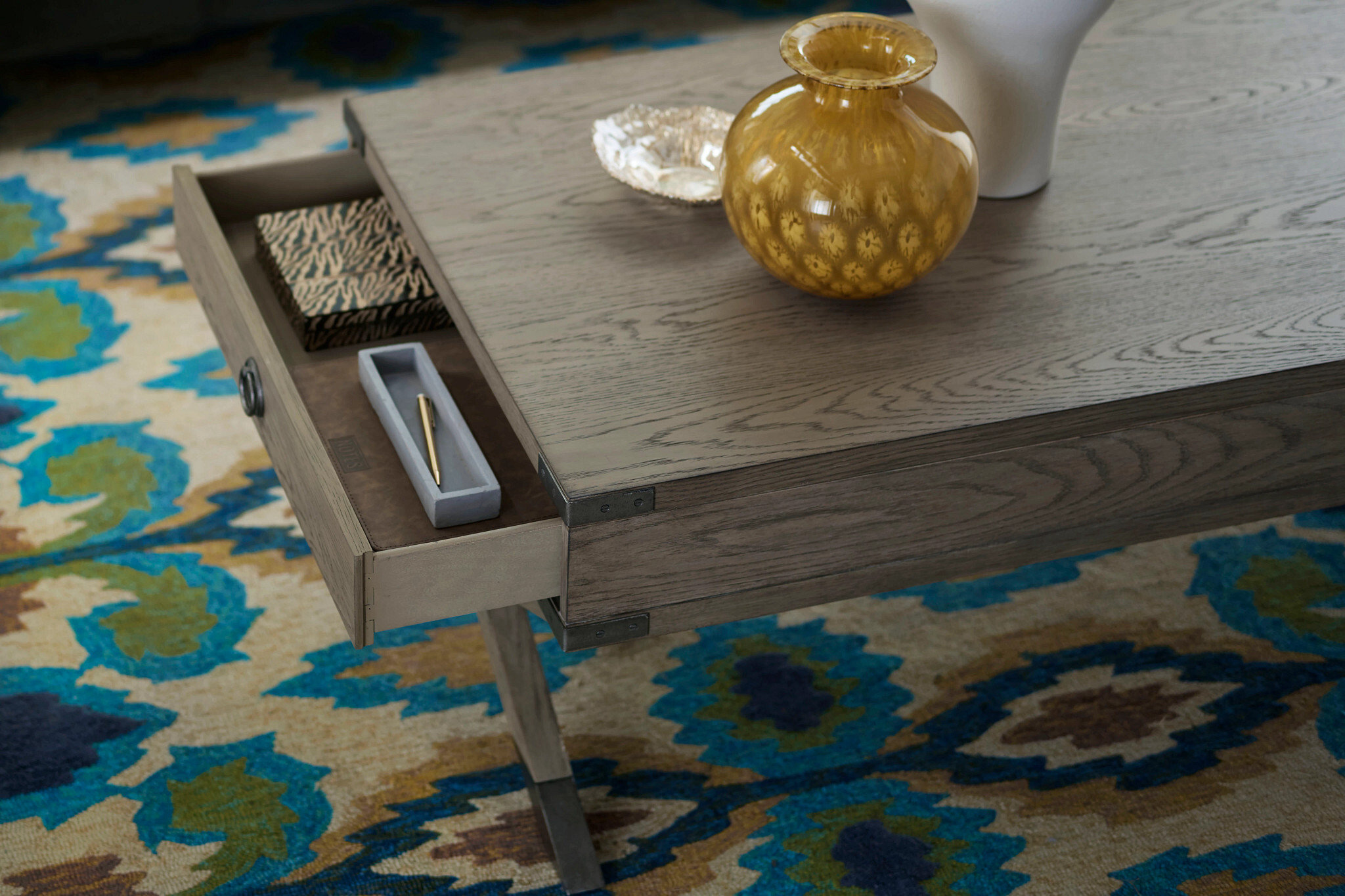 Hammary Furniture Rectangular Drawer Coffee Table
