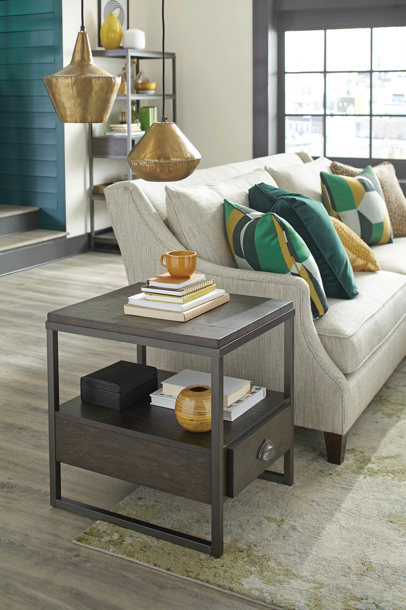 Hammary Furniture Baja Ii Rectangular Drawer End Table