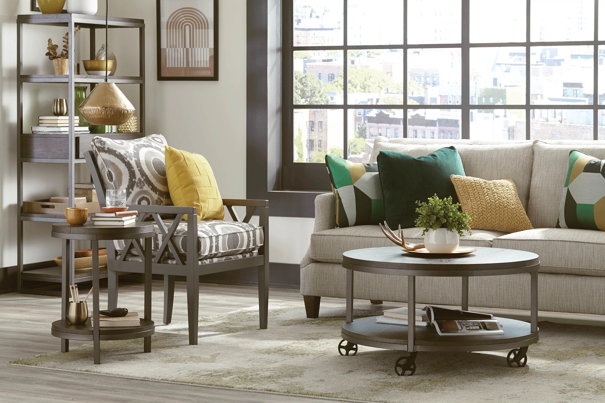 Hammary Baja II Round Living Room Coffee Table