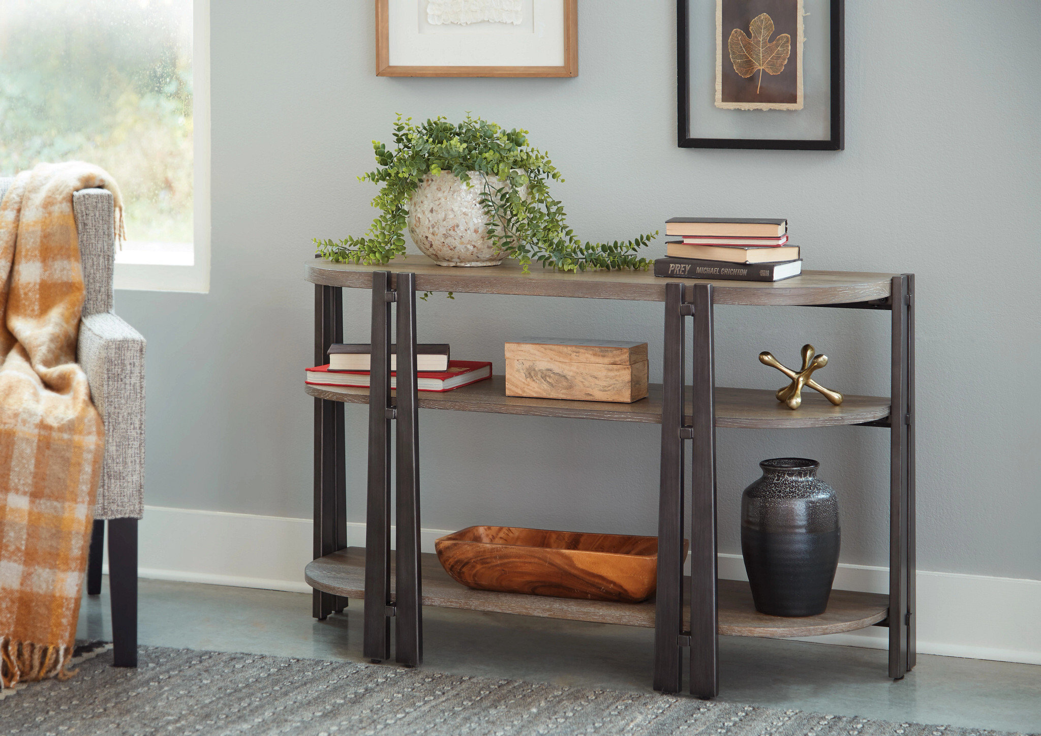 Hammary Pasadena Hamilton Light Stain Sofa Table