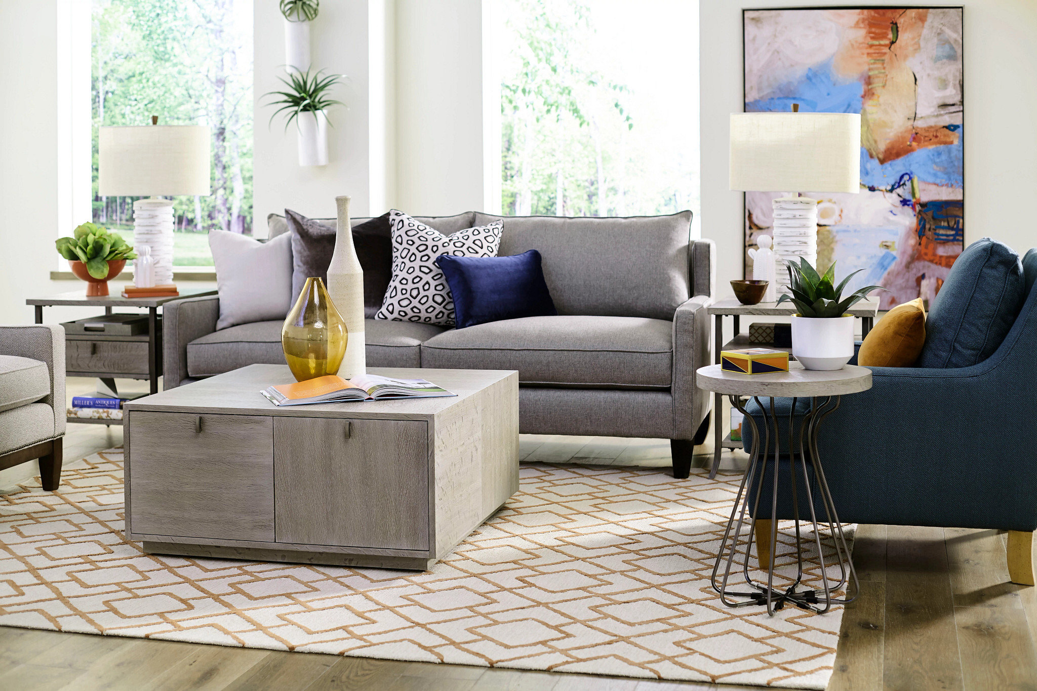 Hammary Furniture Palmer Square Coffee Table