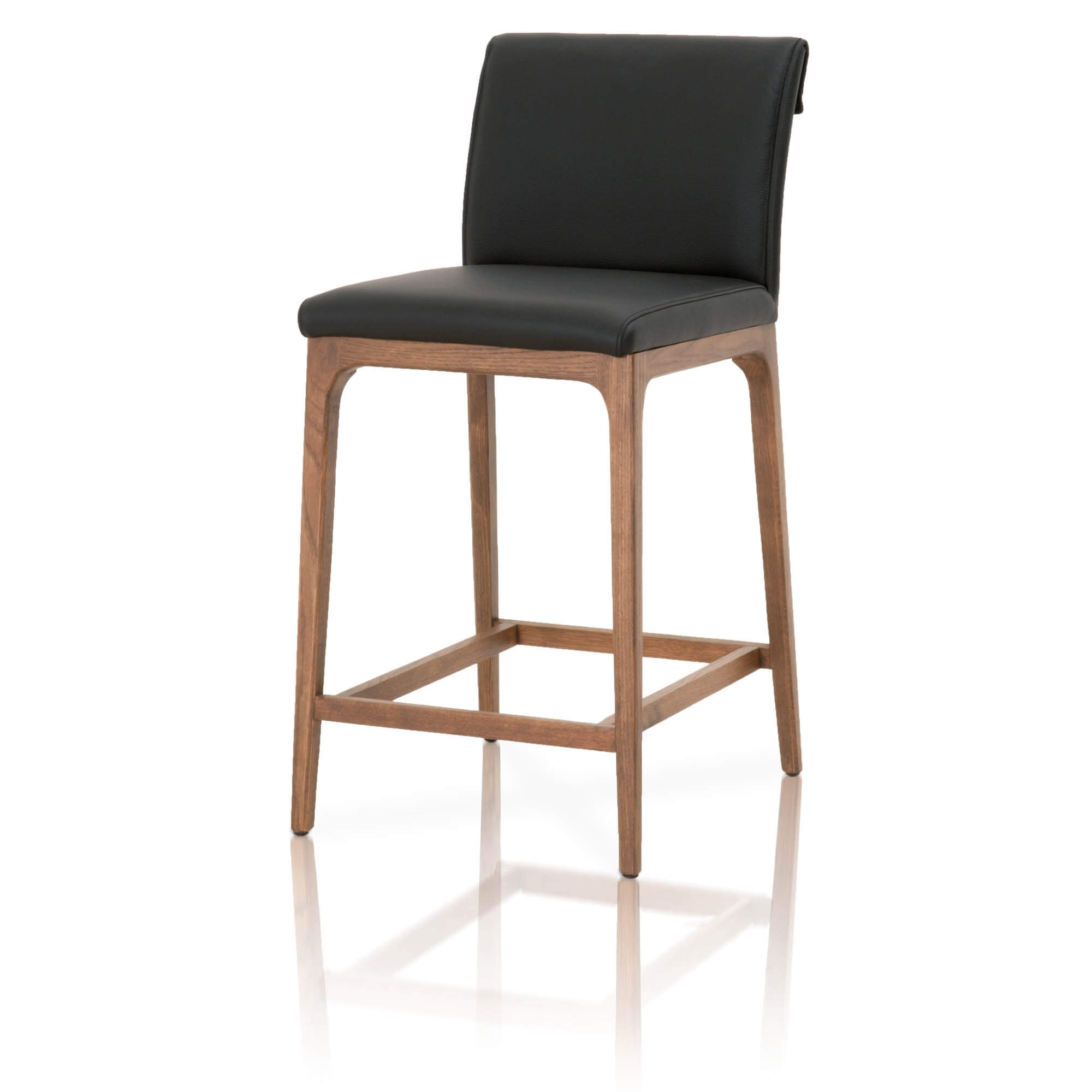 Alex Leather Counter Stool