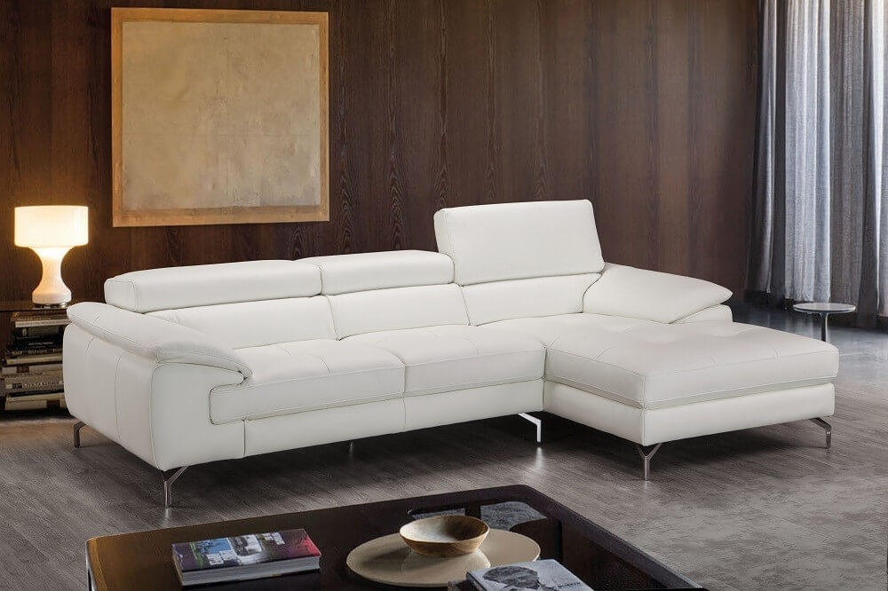 Alice Premium Leather Right Hand Facing Sectional