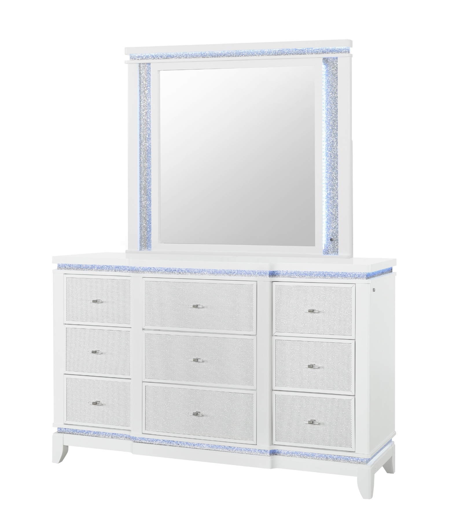 Alina 9-Drawer Dresser with LED