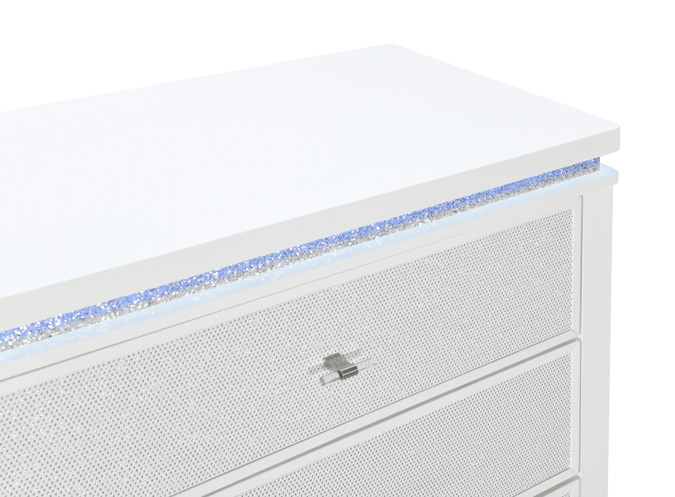 Alina 2-Drawer Nightstand with LED and USB