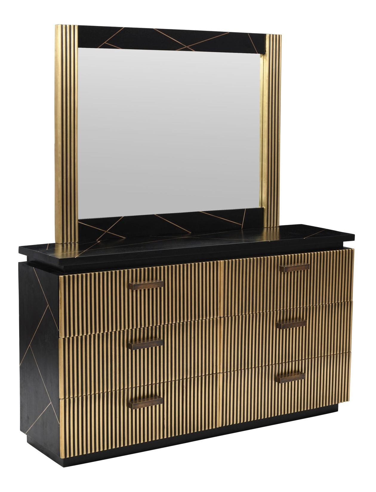 Allure 6-Drawer Wood Veneer Dresser