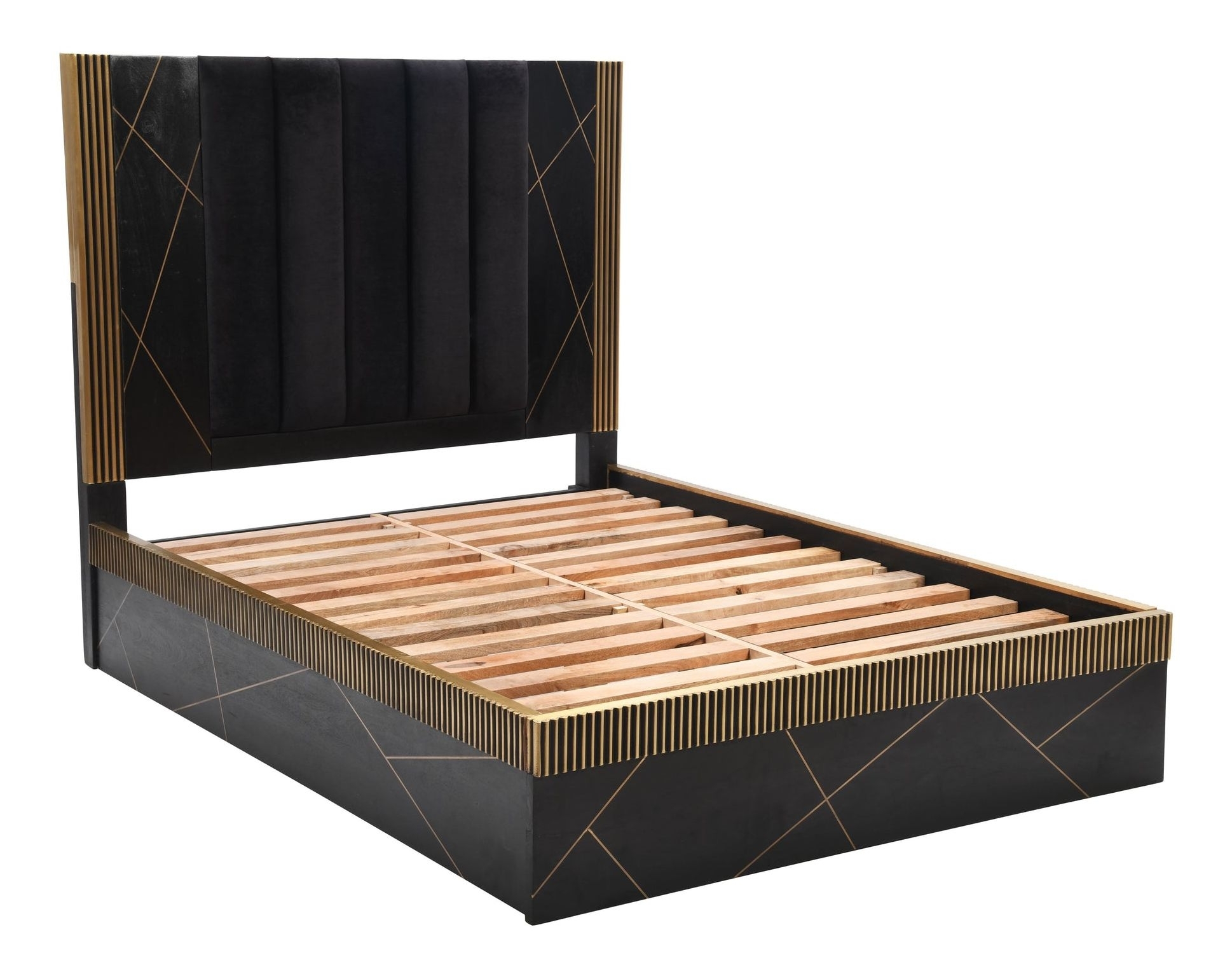 Allure Fabric/Wood Regular Bedroom Set