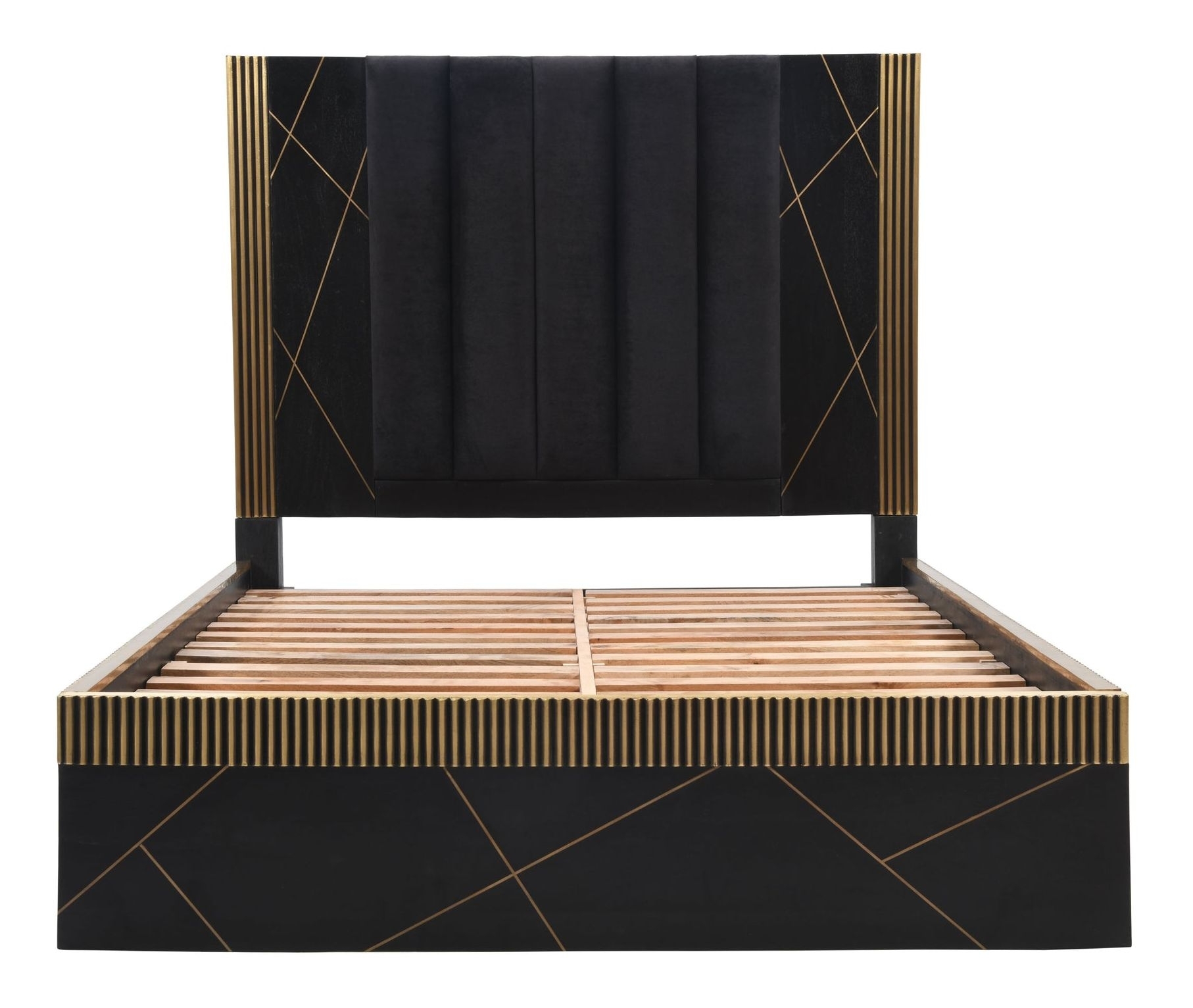 Allure Fabric/Wood Regular Bedroom Set