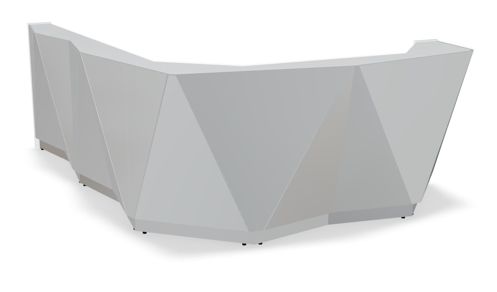 Alpa 123" L-Shaped Reception Desk by MDD