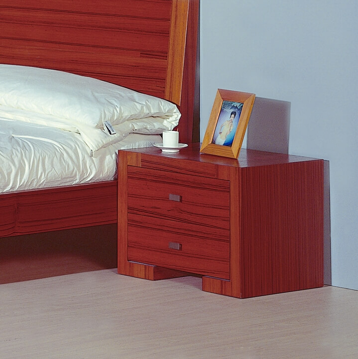 Alpha Wood Veneer Nightstand