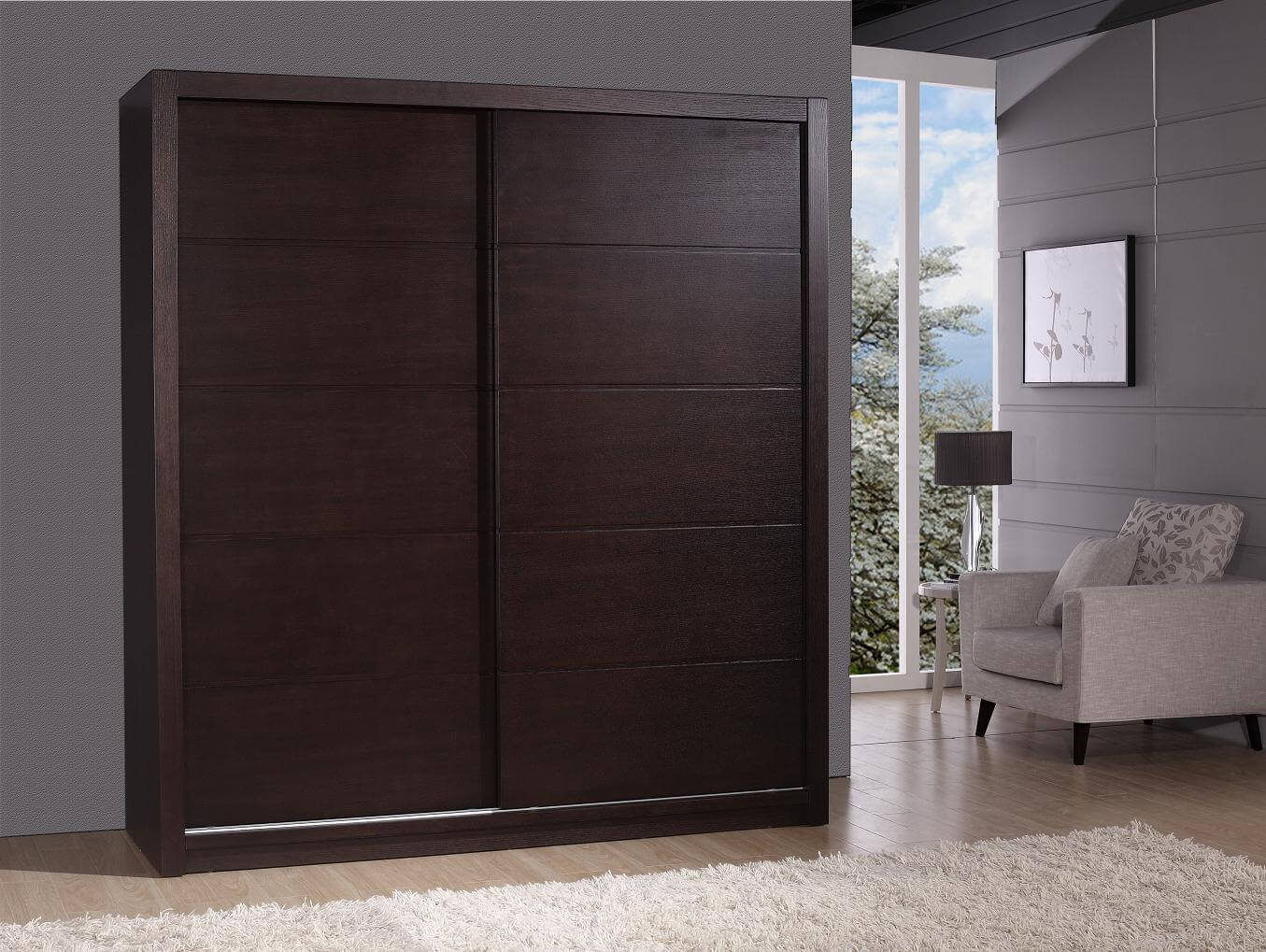 Alpha Bedroom Set, Wenge by Beverly Hills Furniture
