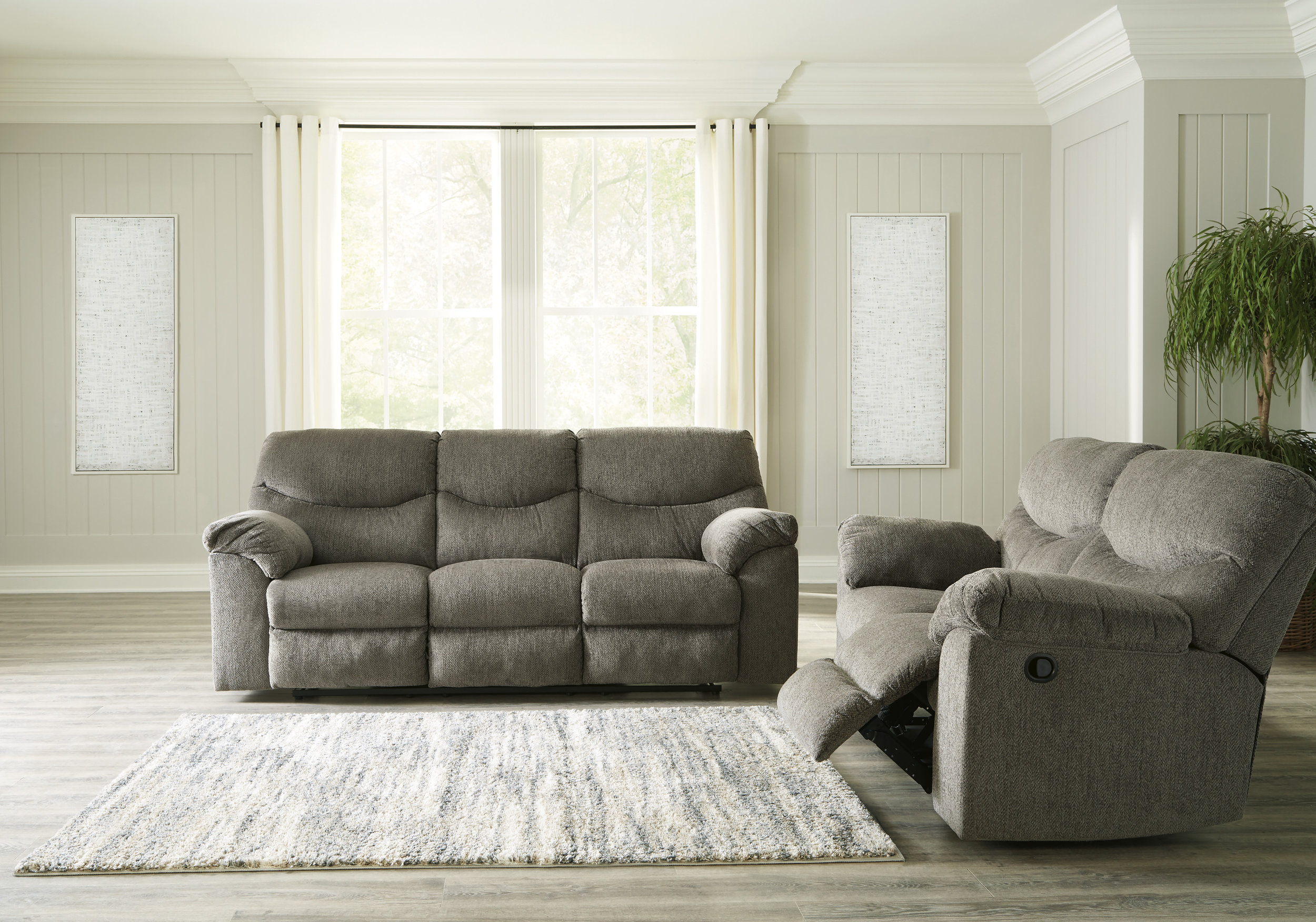 Alphons Fabric Reclining Living Room Set