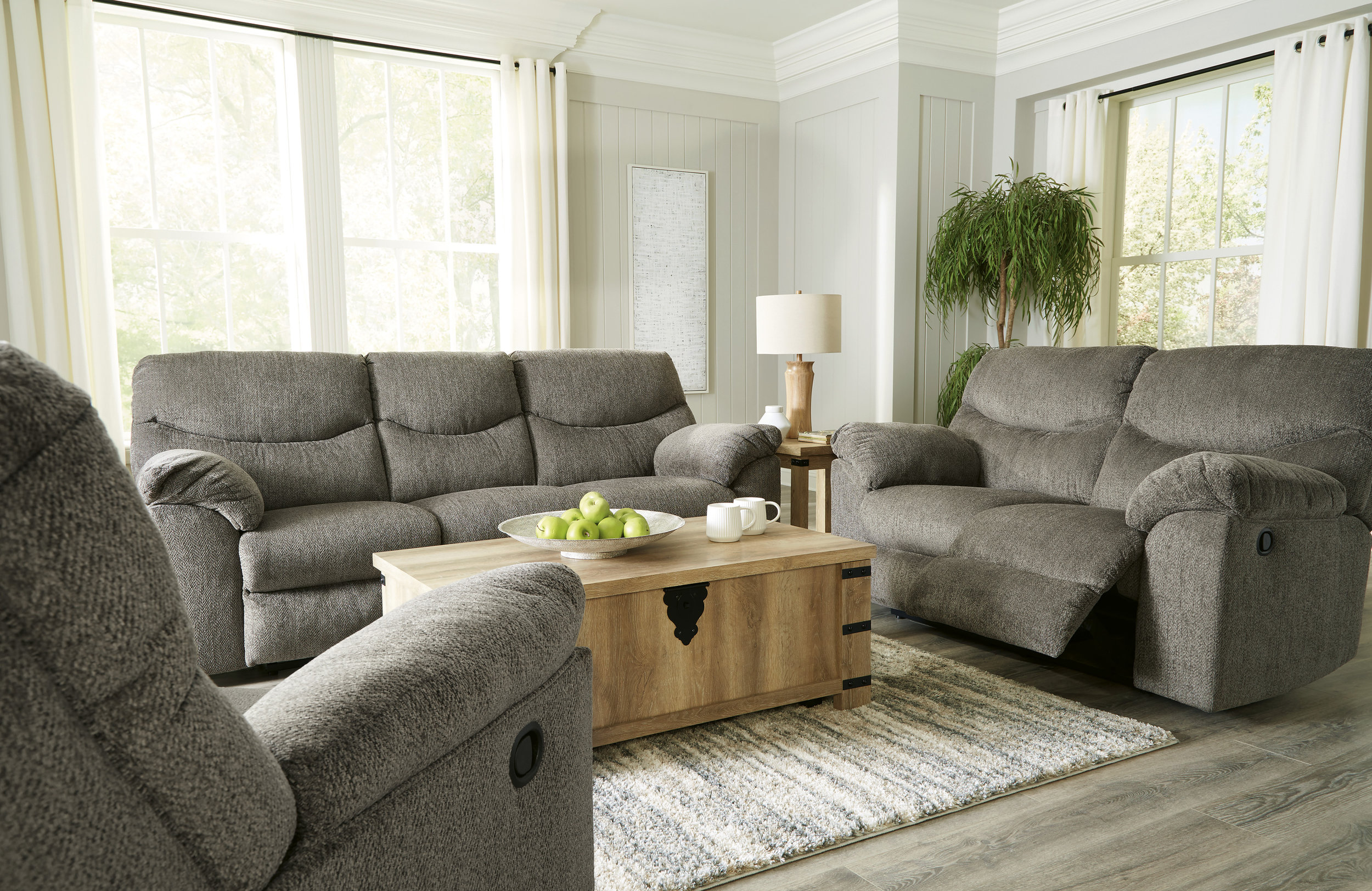 Alphons Fabric Reclining Living Room Set