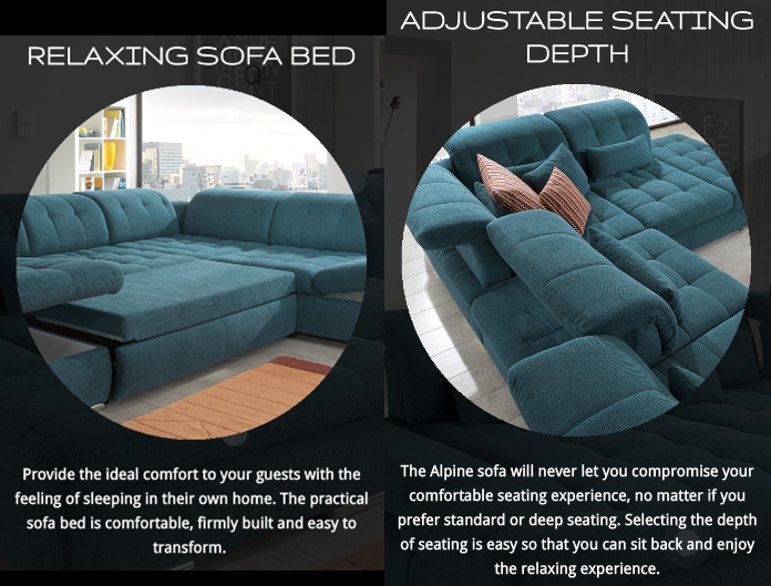 Nordholtz Alpine Sleeper & Storage Sofa