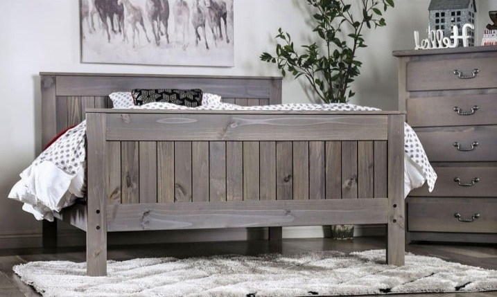 Rockwall Wood Panel Bed, Full Size