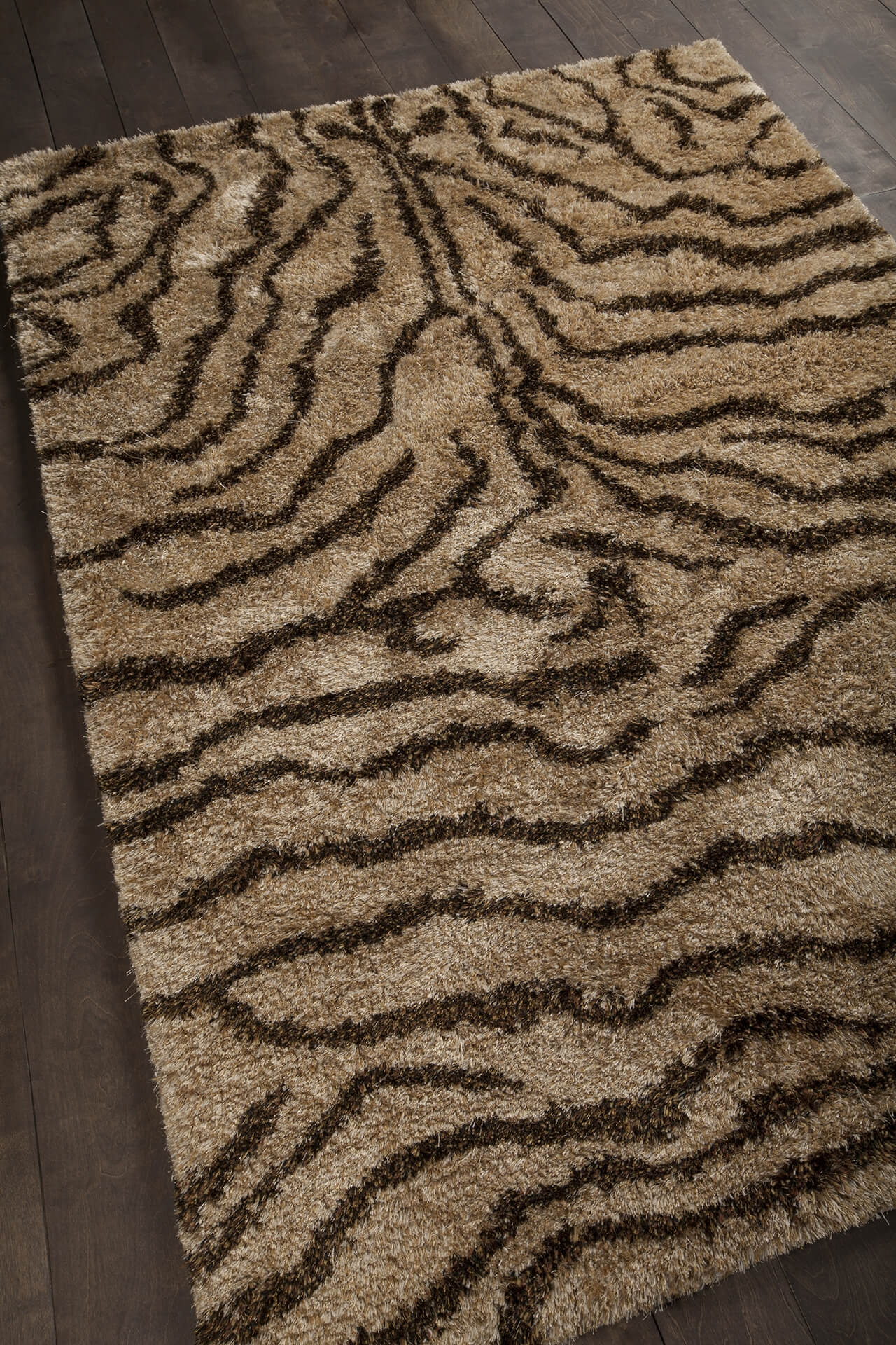 Amazon Polyester/Wool Rectangular Handmade Rug, 5' x 7'6"