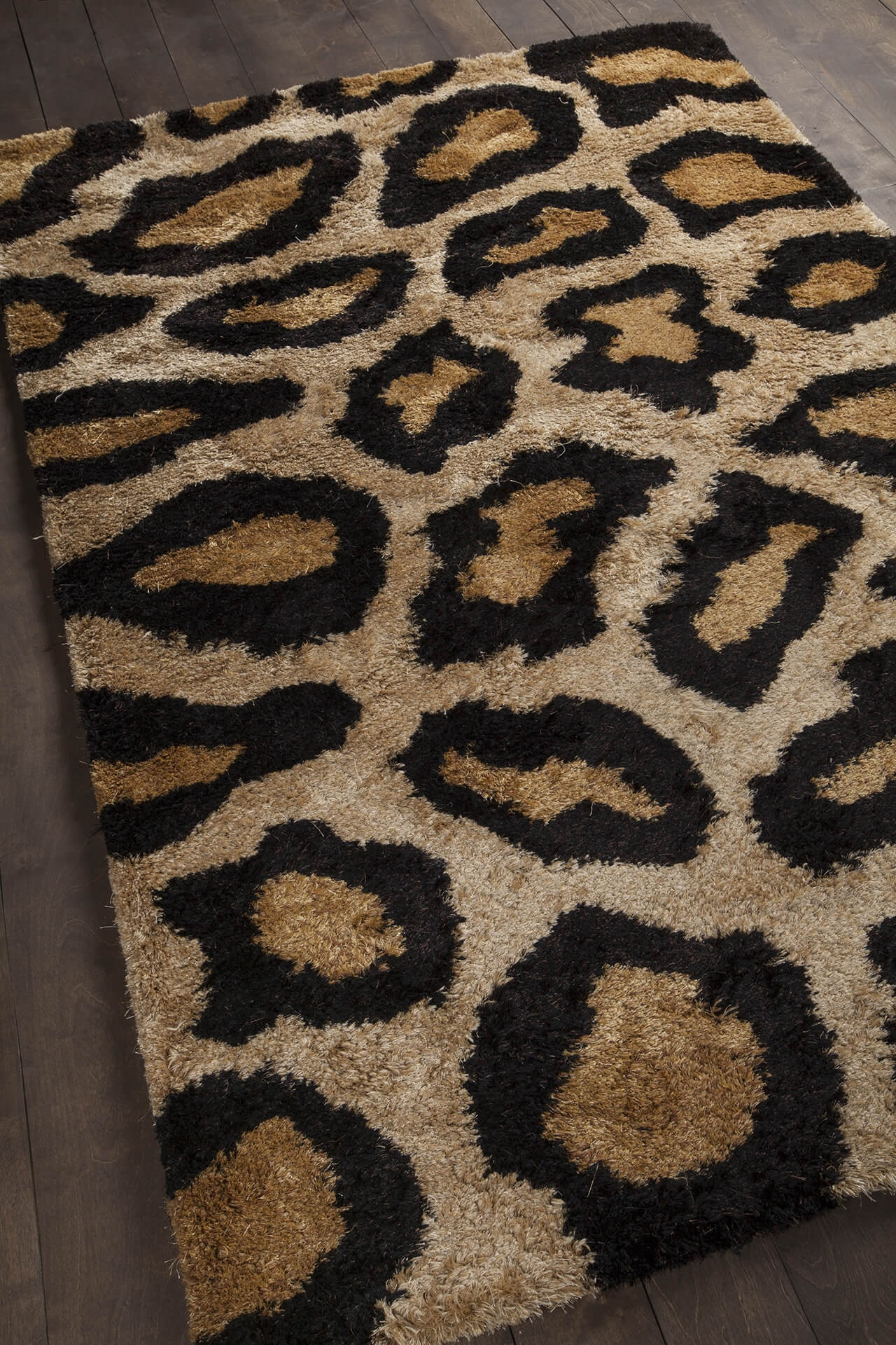Amazon Polyester/Wool Rectangular Handmade Rug, 5' x 7'6"