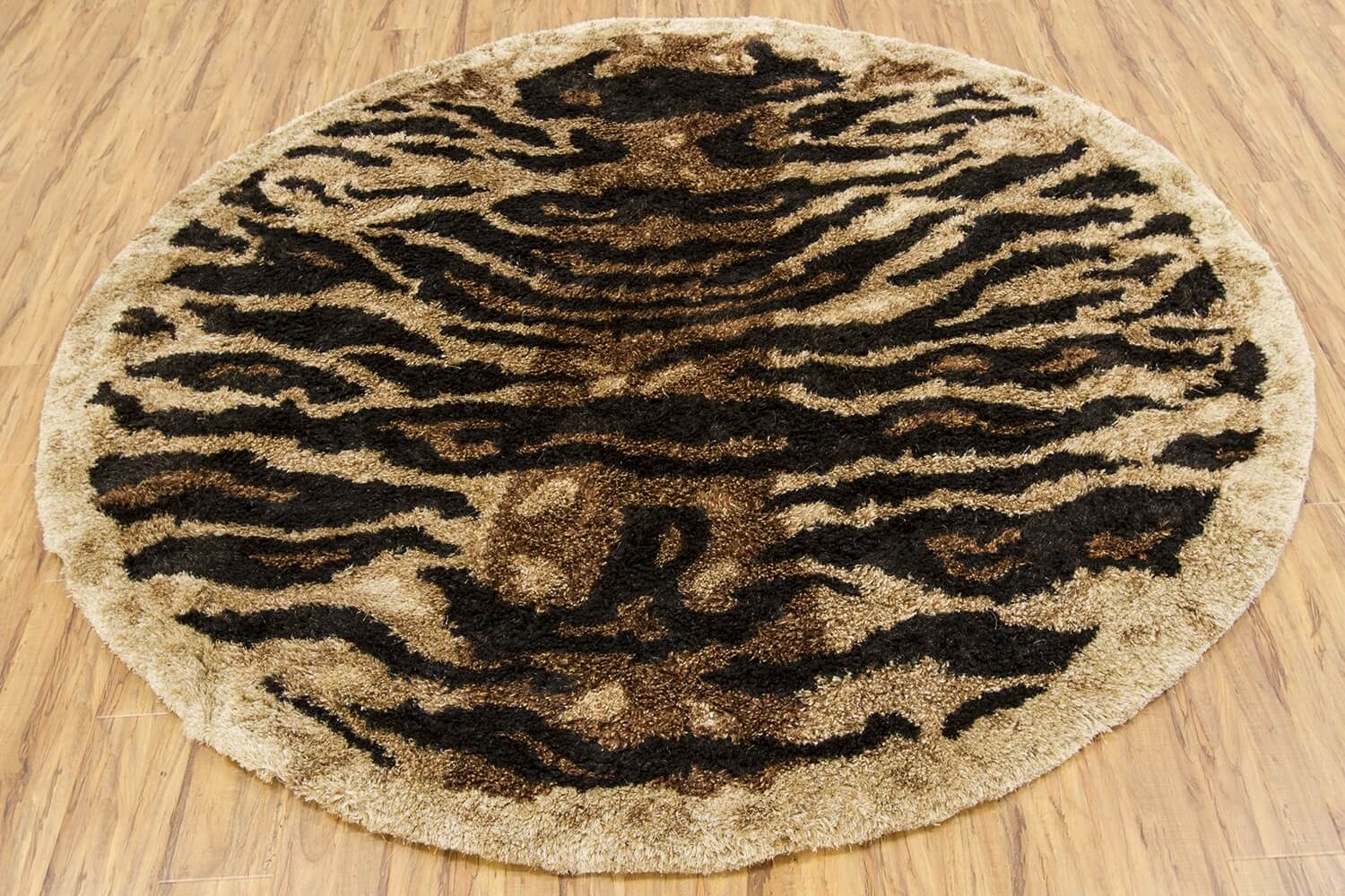 Amazon Polyester/Wool Rectangular Rug, Composition 1