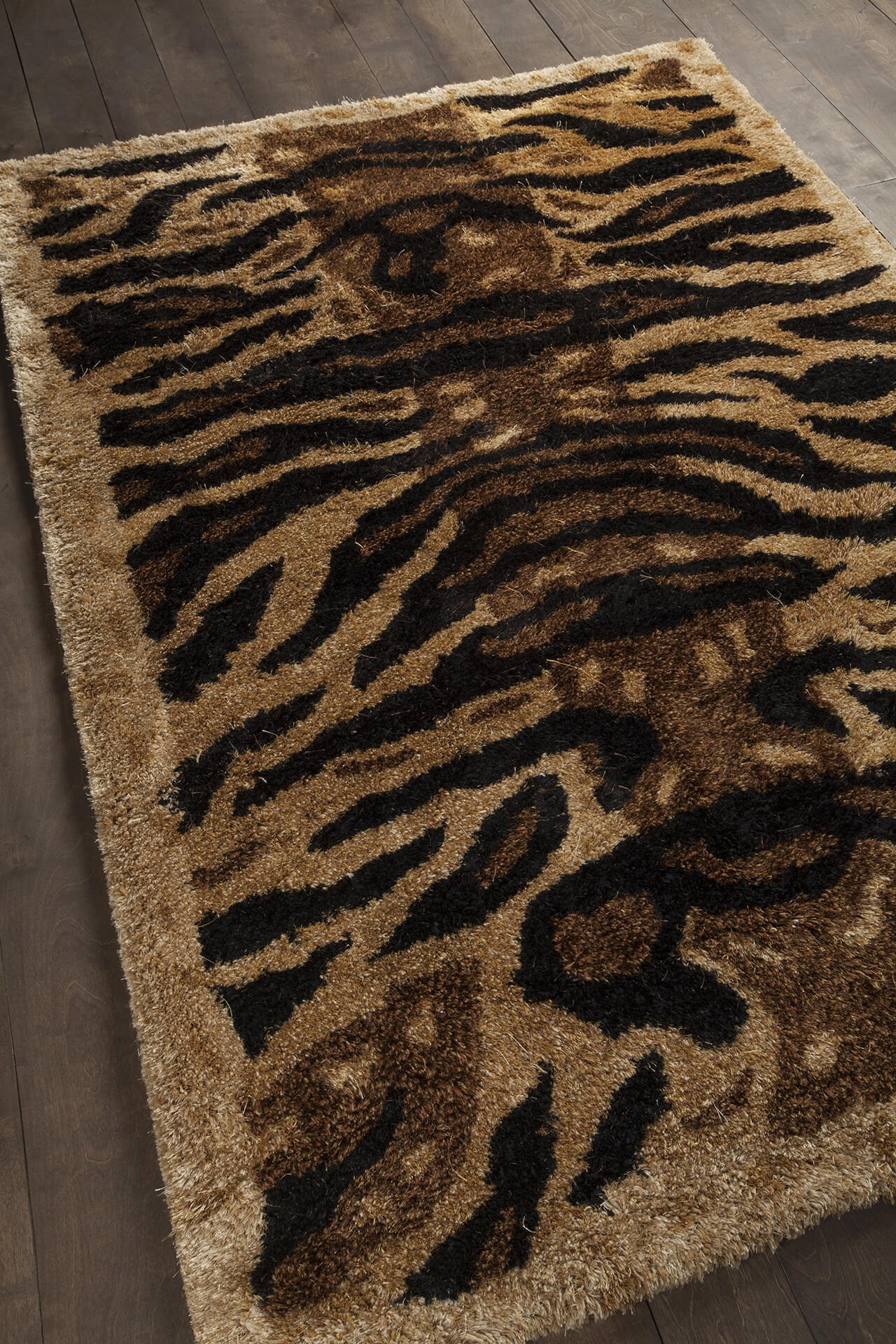 Amazon Polyester/Wool Rectangular Handmade Rug, 9' x 13'
