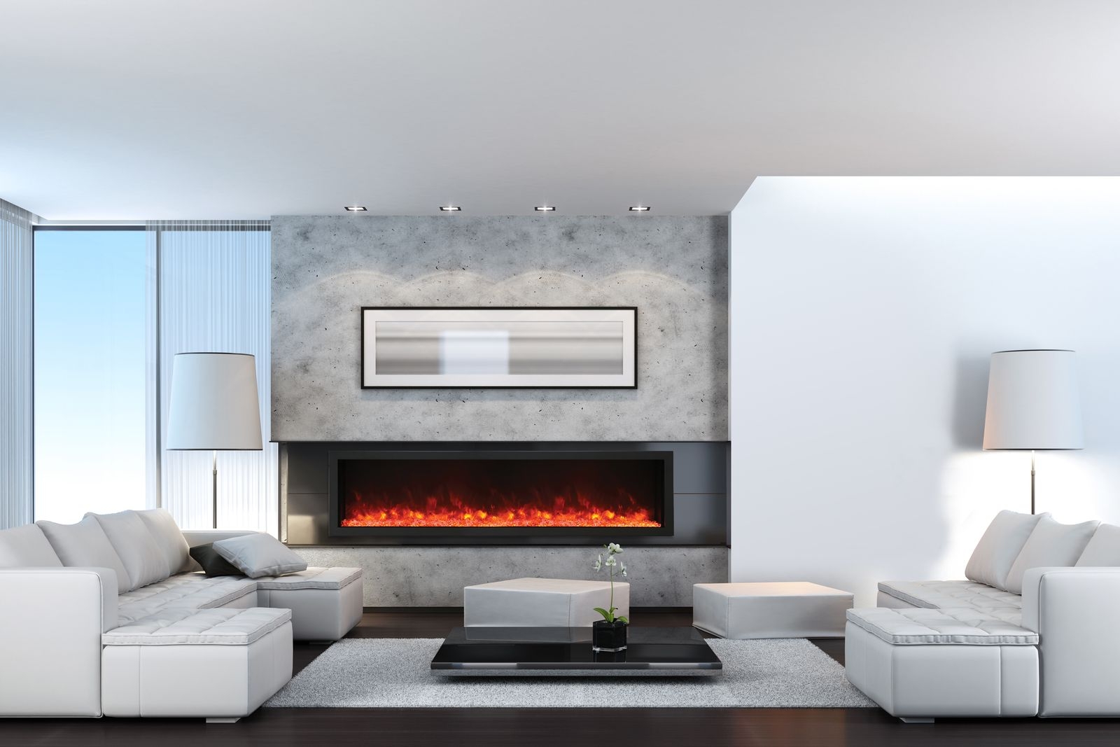 Panorama DEEP XT Glass Electric Fireplace