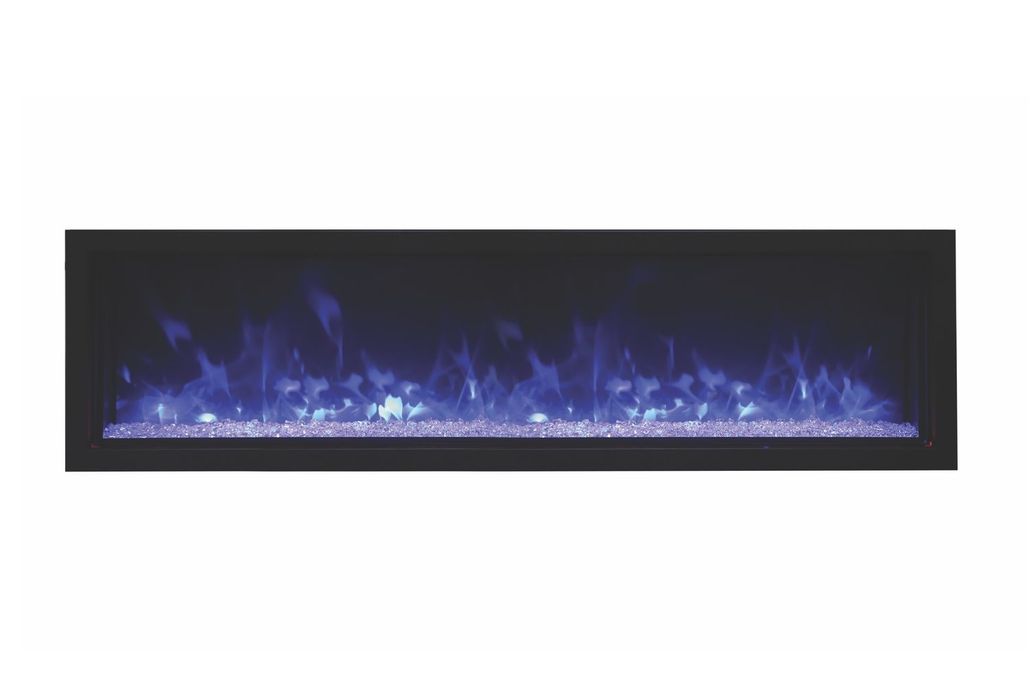 Panorama Extra Slim Glass Electric Fireplace