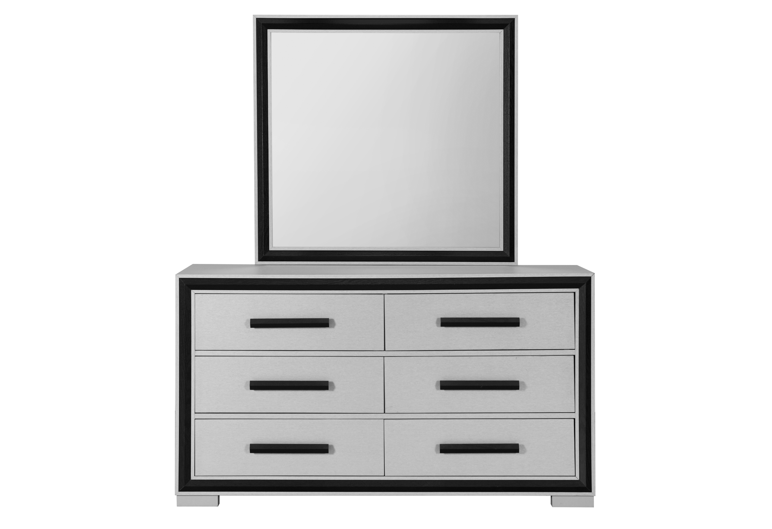 Amelia Wood Veneer Mirror
