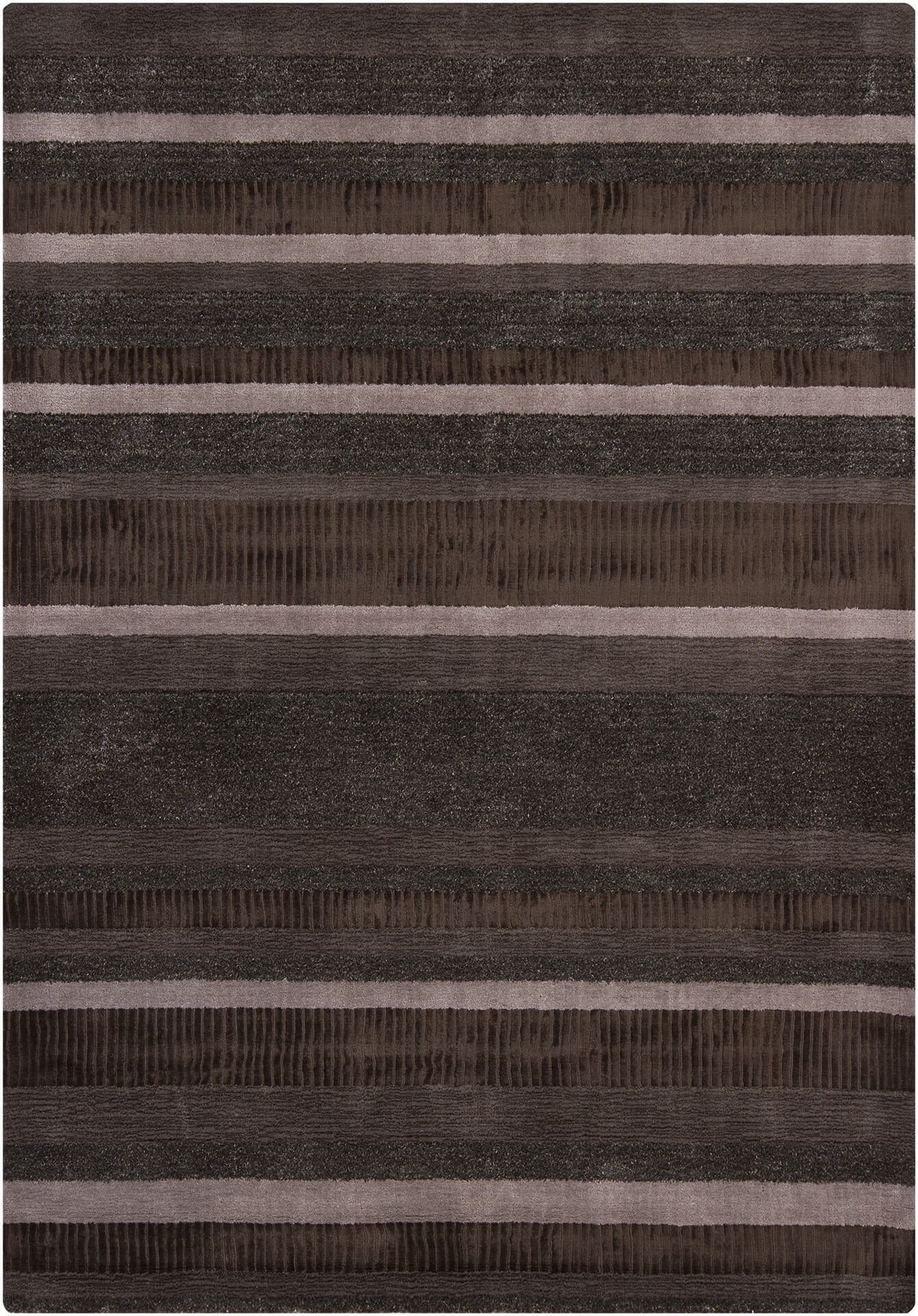 Amigo Polyester/Viscose/Wool Rectangular Handmade Rug