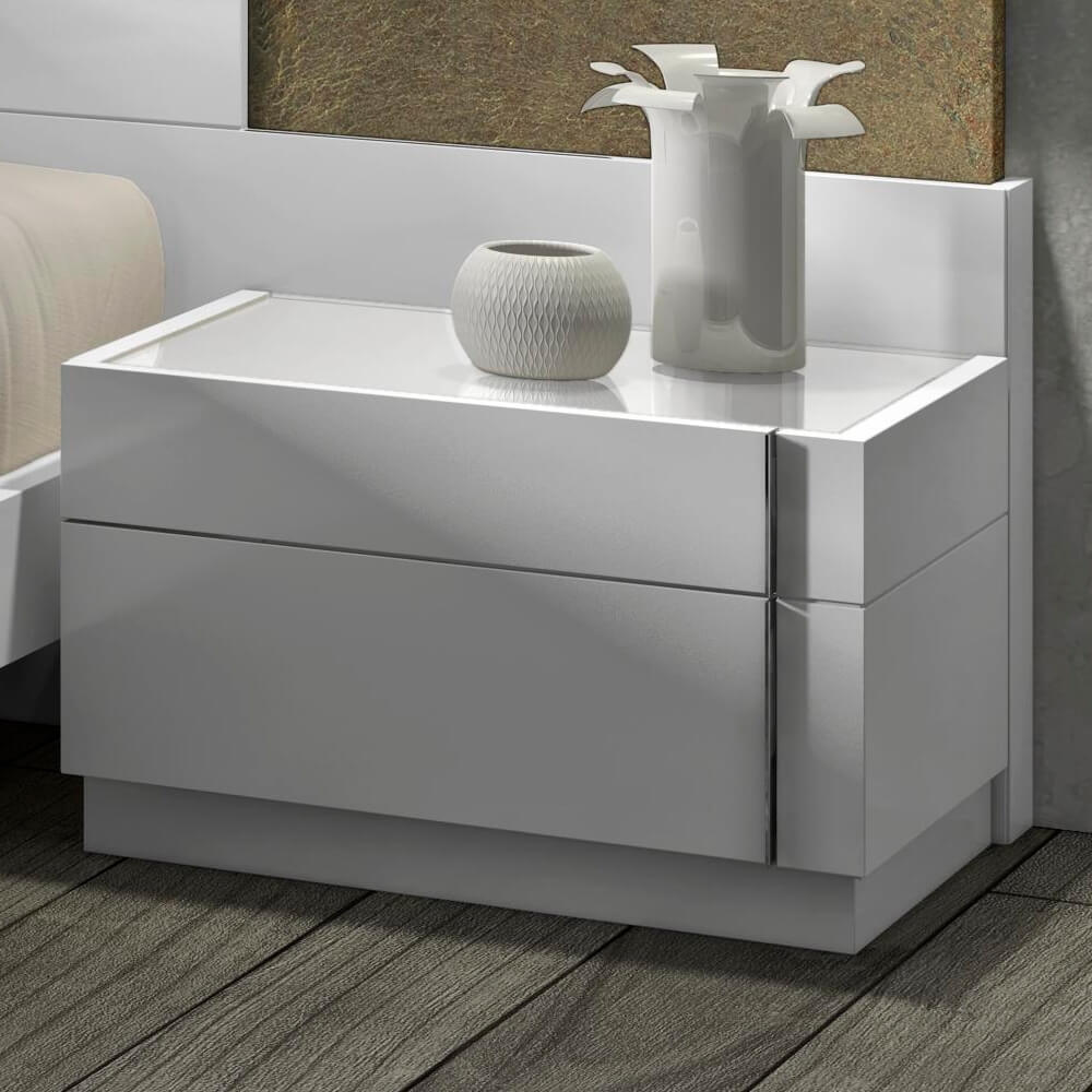 Amora Premium Wood Veneer Right Nightstand