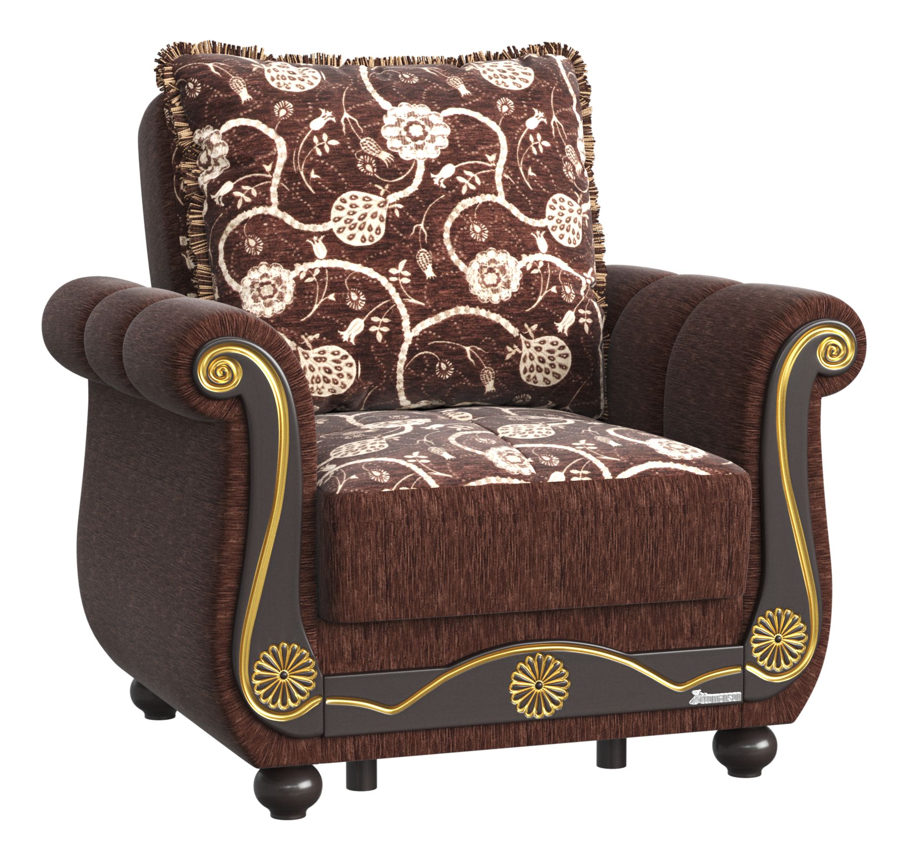 Americana Fabric Convertible Living Set