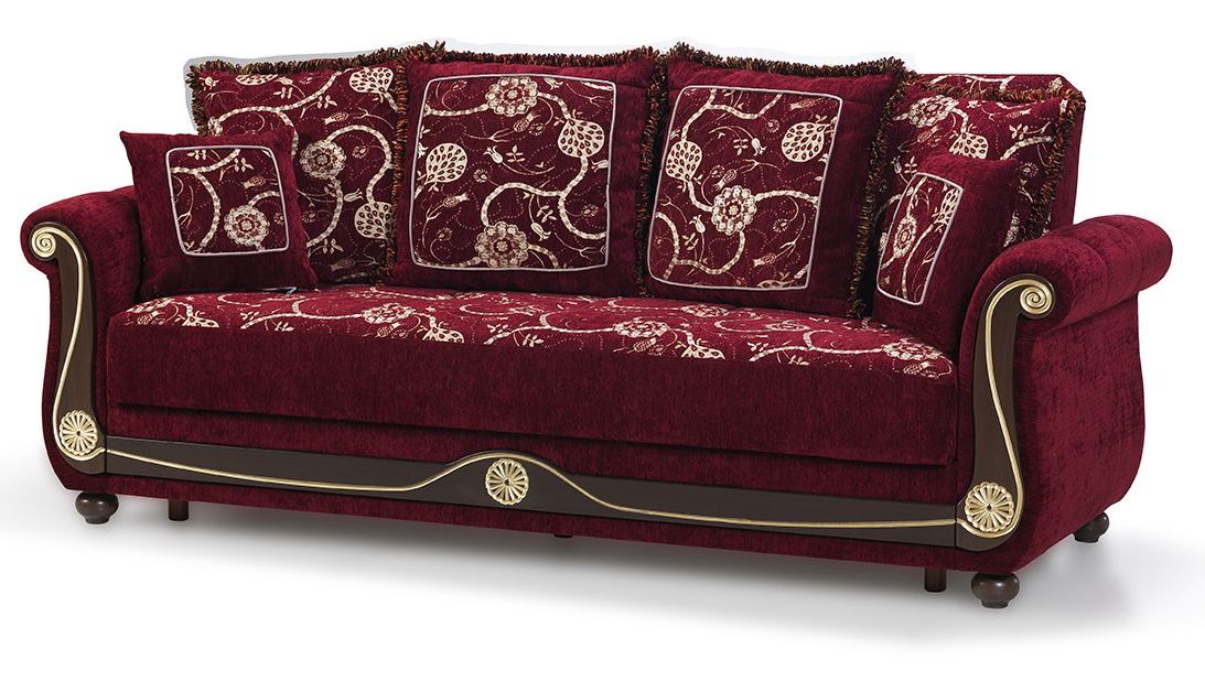 Americana Fabric Convertible Living Room Set