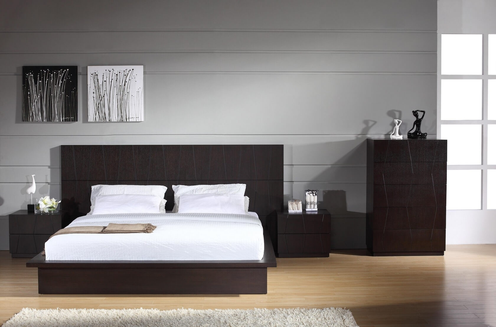 Anchor Wood Veneer Bedroom Set