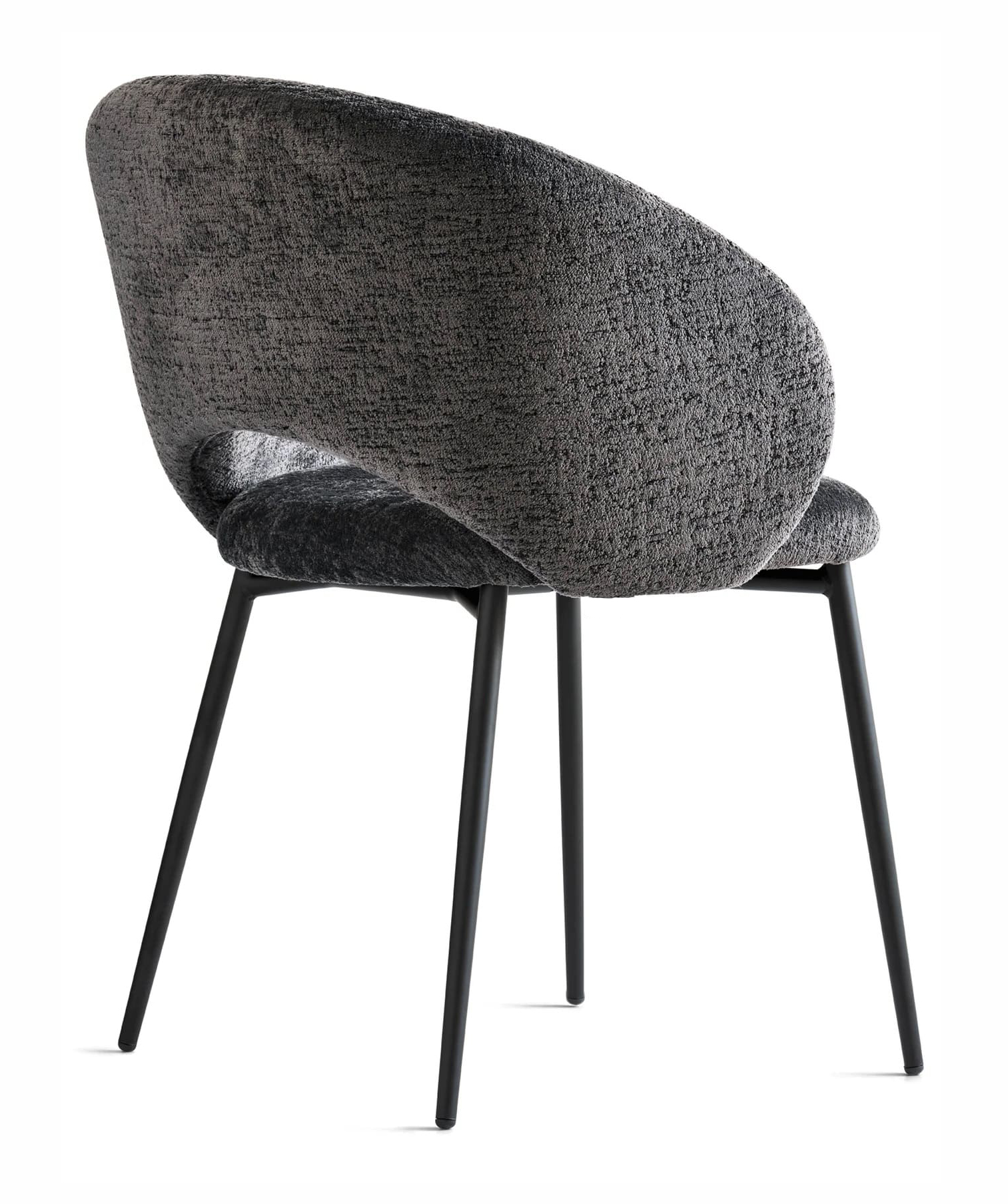 Anime Aspen Fabric/Metal Dining Chair