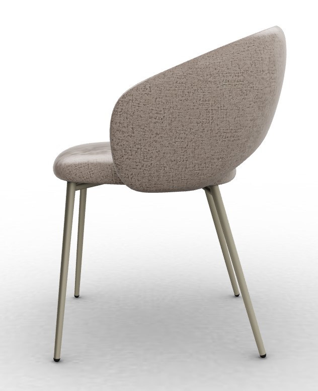 Anime Fabric/Metal Dining Chair