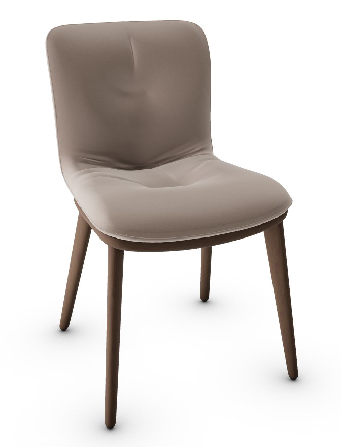 Annie Fabric/Wood Dining Chair