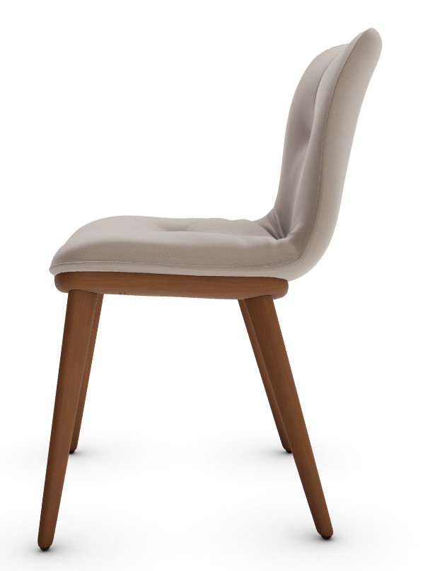 Annie Fabric/Wood Dining Chair