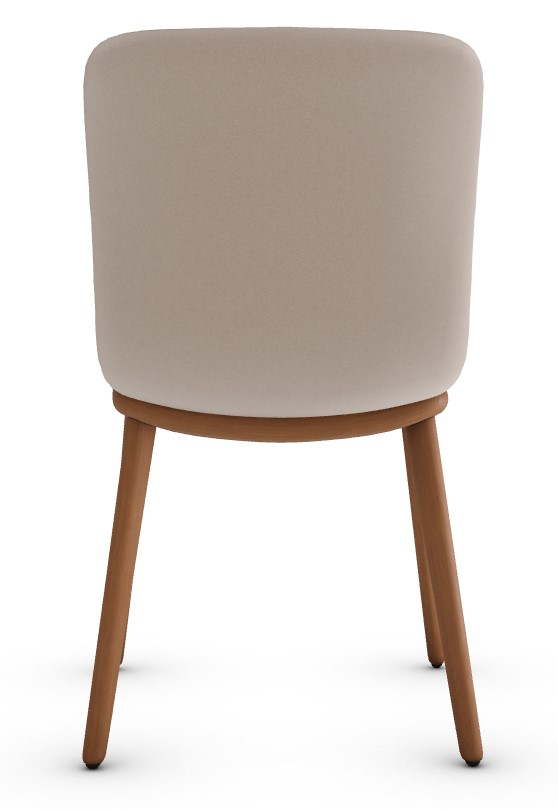 Annie Venice Fabric/Wood Dining Chair