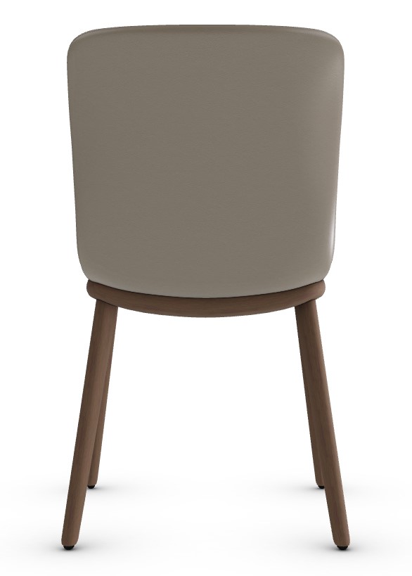 Annie Leather/Wood Dining Chair