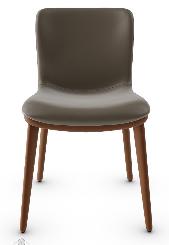 Annie Leather/Wood Dining Chair