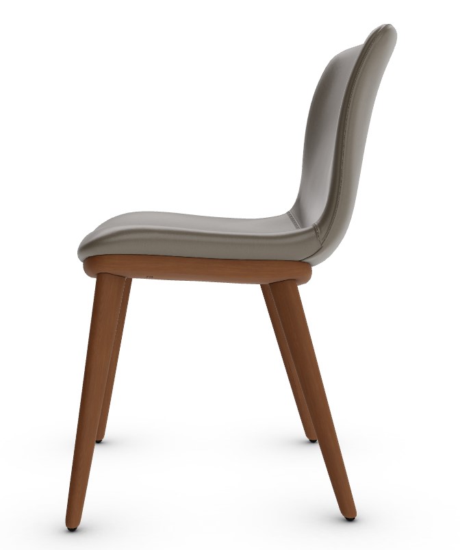 Annie Leather/Wood Dining Chair