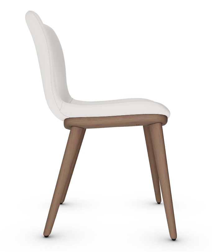 Annie Malmo Fabric/Wood Dining Chair