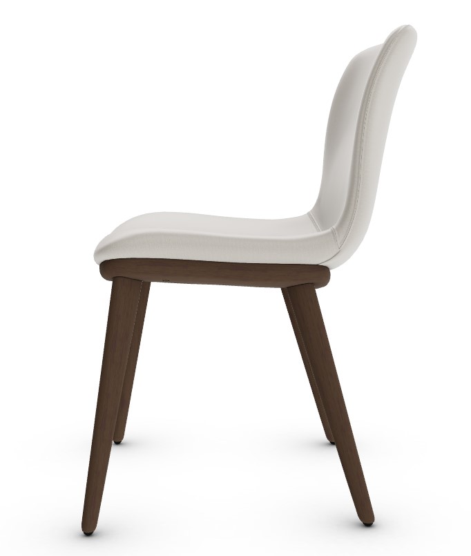 Annie Malmo Fabric/Wood Dining Chair